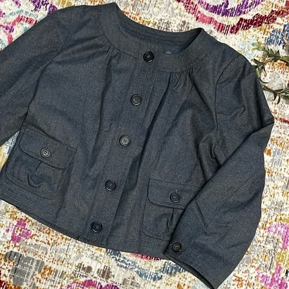 J. Crew Gray Wool Jacket - Picture 2 of 10